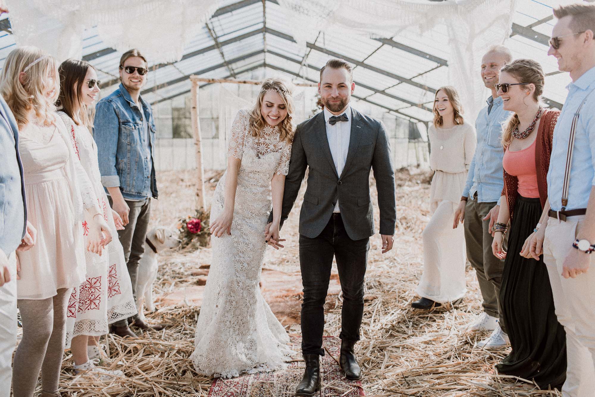 Hochzeitsreportage im Boho Style. Aufgenommen von den Hochzeitsfotografen Tom und Lia aus Rostock.