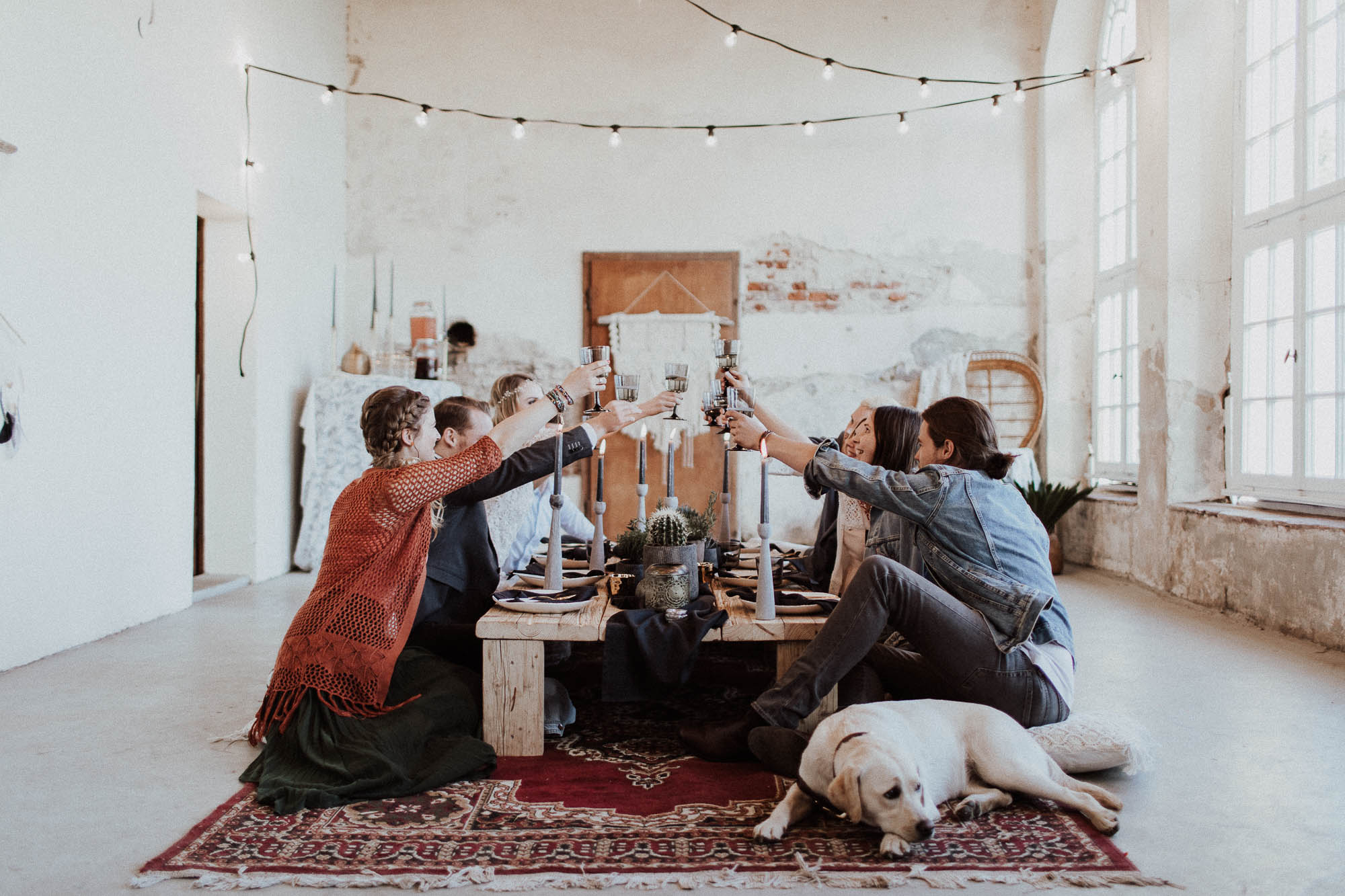 Hochzeitsreportage im Boho Style. Aufgenommen von den Hochzeitsfotografen Tom und Lia aus Rostock.