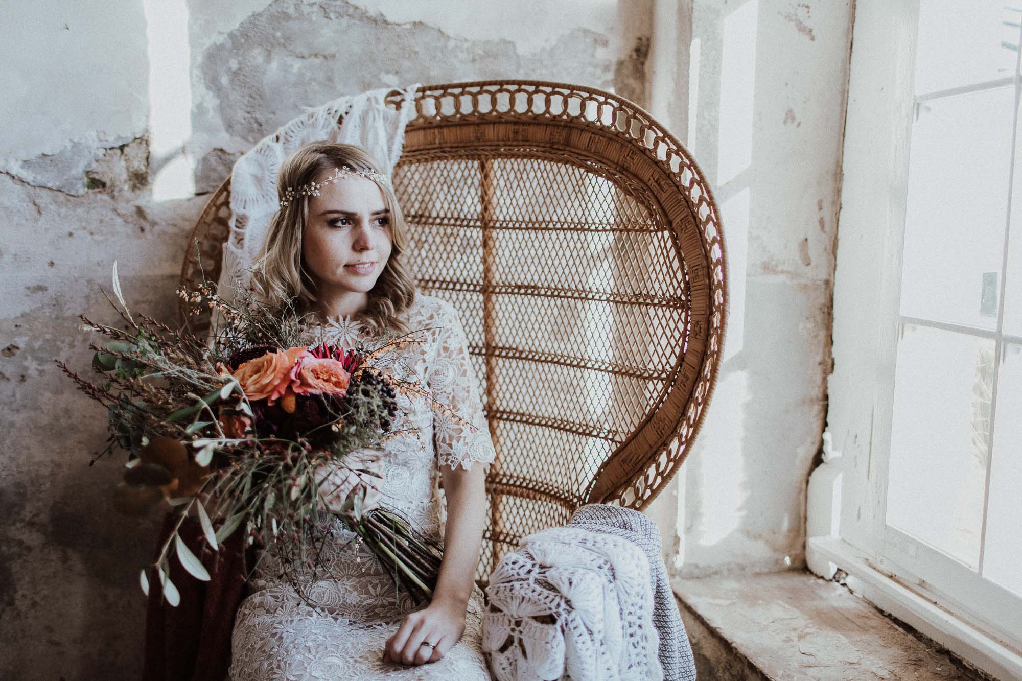 Hochzeitsreportage im Boho Style. Aufgenommen von den Hochzeitsfotografen Tom und Lia aus Rostock.