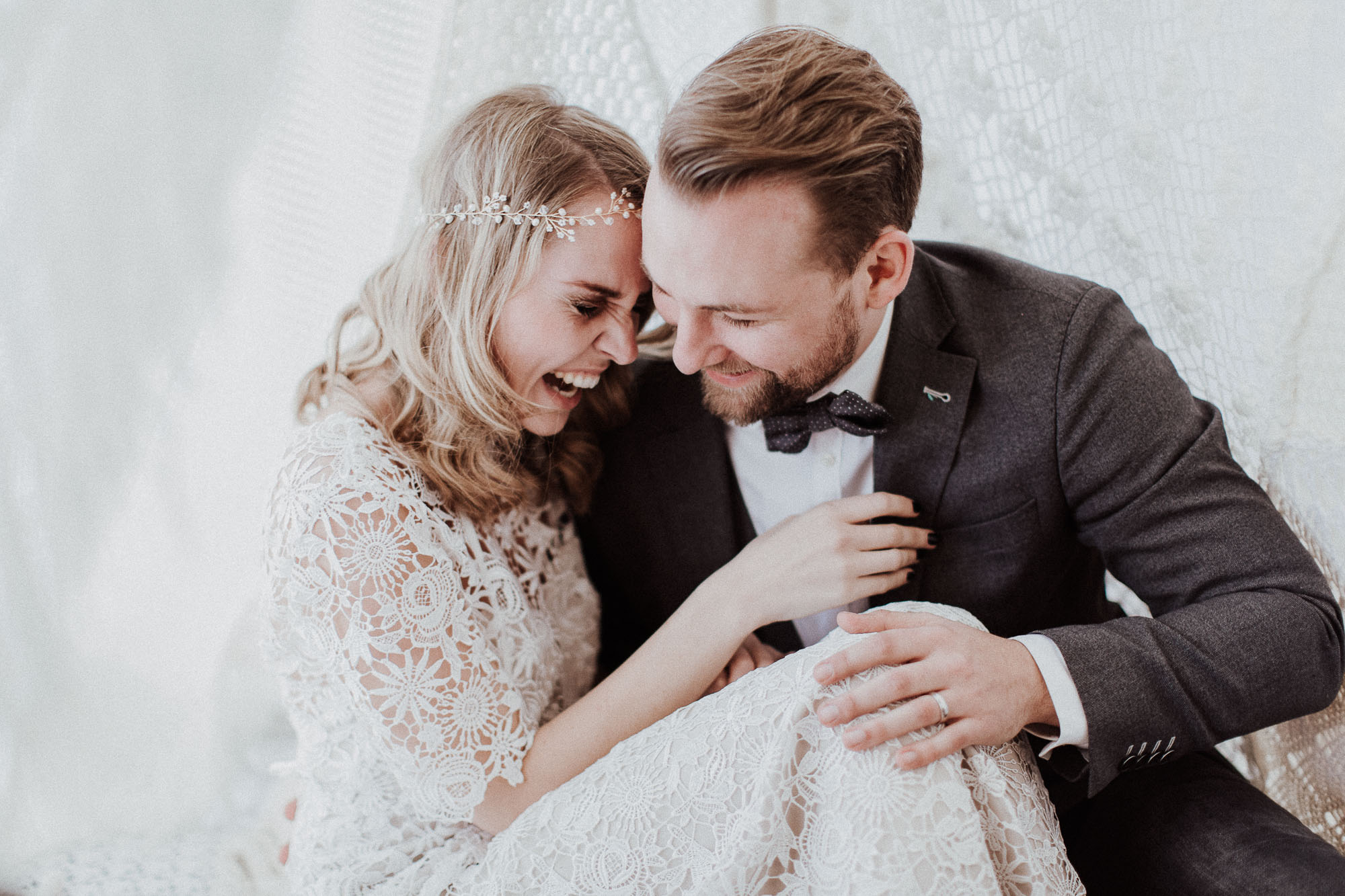 Hochzeitsreportage im Boho Style. Aufgenommen von den Hochzeitsfotografen Tom und Lia aus Rostock.