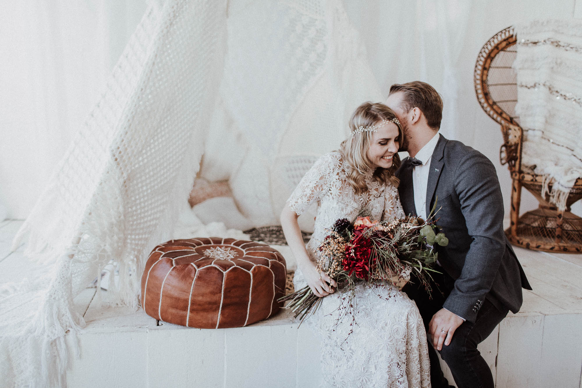 Hochzeitsreportage im Boho Style. Aufgenommen von den Hochzeitsfotografen Tom und Lia aus Rostock.