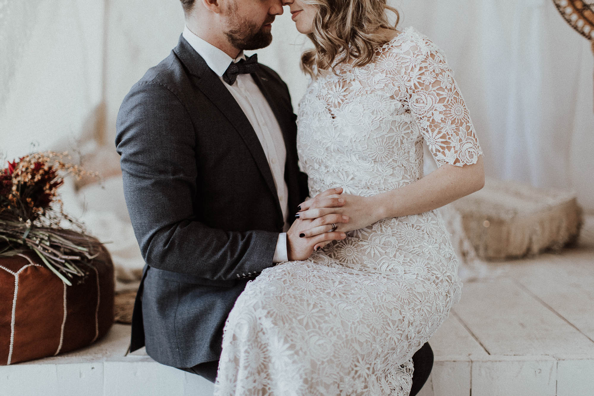 Hochzeitsreportage im Boho Style. Aufgenommen von den Hochzeitsfotografen Tom und Lia aus Rostock.