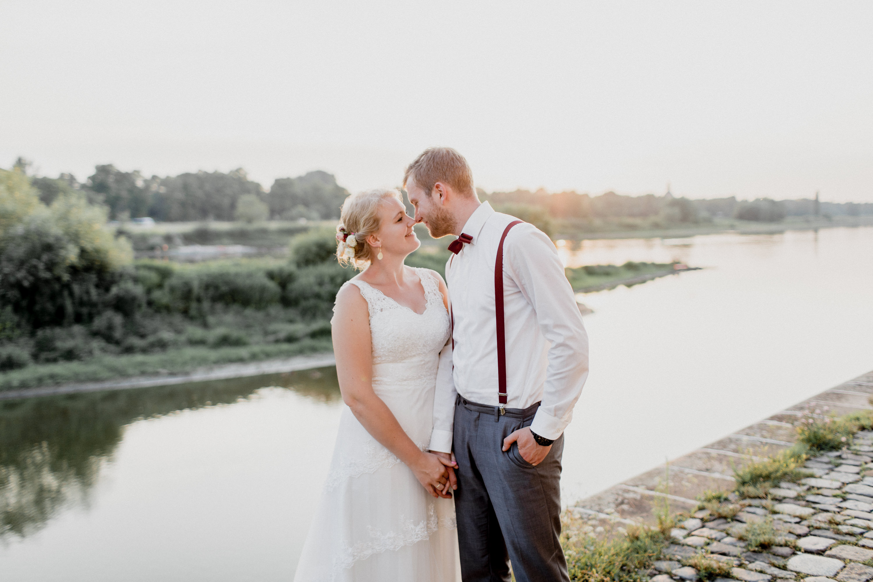 Hochzeitsfoto aus Dresden, aufgenommen von Tom und Lia Fotografie, Hochzeitsfotografen aus Rostock und Mecklenburg-Vorpommern.